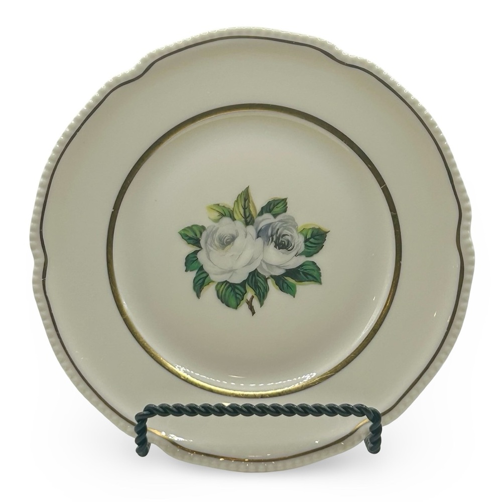 SET OF 2 Castleton China York Rose Vintage Dessert Plates 7" USA Replacement